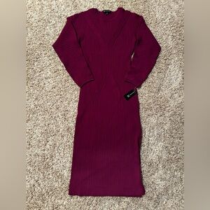 NWT INC International Concepts - Women's Form Fitting Sweater Dress - Size XL